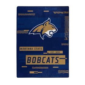 MONTANA STATE OFFICIAL NCAA "Digitize" Raschel Throw Blanket; 60" x 80"