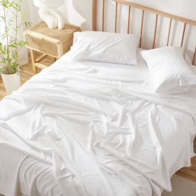 Sleeptone Basics Premium Bamboo Sheet Set - Queen - White