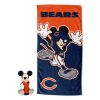 Disney NFL Mickey Bears Splash Hugger Beach Towel