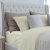 Luxuriously Soft 100% Viscose Derived from Bamboo 4-Piece Sheet Set , Oeko-TEX Certified, Queen - Crème