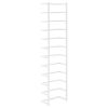 Towel Rack White 9.4"x4.7"x37.8" Steel