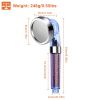 Ionic Filtration Shower Head High Pressure 3 Mode Stone Water Saving Bath Handheld Shower