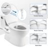 Cold Water Spray Bidet Self-Cleaning Dual Nozzle Bidet/Feminine Wash Non-Electric Mechanical Toilet Seat Cover