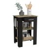 Cala Kitchen Island 23 with 3-Tier Shelf and Drawer and Towel Rack