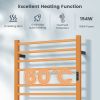 8 Bars Freestanding Wall Mounted Towel Warmer Rack with LED Display