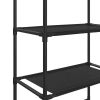 3-Tier Storage Rack over Toilet Black 20.9"x11"x66.5"