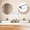 2 Pack Wall Mounted Paper Towel Holder Under Cabinet Paper Towel Rack for Bathroom Kitchen Pantry Sink Balcony Aluminum Toilet Paper Holder