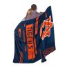 AUBURN OFFICIAL NCAA "Digitize" Raschel Throw Blanket; 60" x 80"