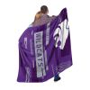 KANSAS STATE OFFICIAL NCAA "Digitize" Raschel Throw Blanket; 60" x 80"