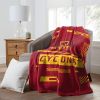 IOWA STATE OFFICIAL NCAA "Digitize" Raschel Throw Blanket; 60" x 80"