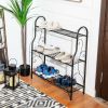 3-Tier Scrollwork Designed Metal Plant Stand