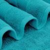 Luxury Bath Towels Set of 4 Large 700 GSM Cotton Ultra Soft Bath Towels 27x54 n Highly Absorbent and Quick Dr Aqua Green