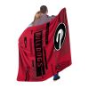 GEORGIA OFFICIAL NCAA "Digitize" Raschel Throw Blanket; 60" x 80"