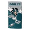 Disney NFL Mickey Eagles Splash Hugger Beach Towel