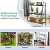 3-Tier Scrollwork Designed Metal Plant Stand