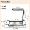 Stainless Steel Cloth Holder, Multifunctional Snk, Lishui Storage Towel Faucet, Retractable Sink Storage rack, Kitchen Storage Table, Storage Rack