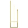 Freestanding Towel Rack Gold 18.9"x9.4"x31.1" Iron