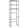 3-Tier Storage Rack over Toilet Black 20.9"x11"x66.5"