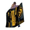 IOWA OFFICIAL NCAA "Digitize" Raschel Throw Blanket; 60" x 80"