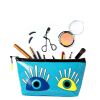 Biggdesign My Eyes On You Glossy Makeup Bag