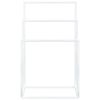 Freestanding Towel Rack White 18.9"x9.4"x31.1" Iron