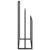 Freestanding Towel Rack Black 18.9"x9.4"x31.1" Iron