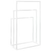 Freestanding Towel Rack White 18.9"x9.4"x31.1" Iron