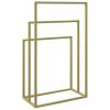 Freestanding Towel Rack Gold 18.9"x9.4"x31.1" Iron