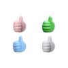 Silicone Thumb Wall Hook Creative Adhesive Thumb Cable Clip Key Hook Wall Hangers for Data Cable Earphone Belt hat Key Storage