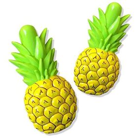 2PCS Beach Towel Clips, Jumbo Size Towel Clips for Chairs Cruise Patio and Pool Accessories (Color: Pineapple)