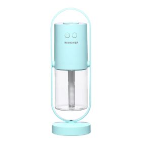 Magic Shadow USB Air Humidifier For Home With Projection Night Lights Ultrasonic Car Mist Maker Mini Office Air Purifier (Color: Blue)