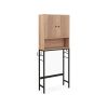 Household The Bathroom Storage Cabinet with Adjustable Shelf