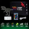 16 Colors Children 3D Illusion Bedside Lamp Remote Control Night Light For Kids 2 3 4 5 6 7 8-12 Year Old; Birthday Gifts For Boys; Home Decorations