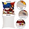 Christmas Glow LED Light Pillow Case Lantern Christmas Pillow Creative Printed Pillow Home Decor