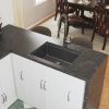 Aqucubic Gunmetal Black Handmade 304 Stainless Steel Undermount Kitchen Sink with Accessories and faucet