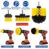 3Pcs/Set Drill Brush Power Scrubber Cleaning Brush for Car Carpet Wall Tile Tub Cleaner Combo