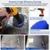 3Pcs/Set Drill Brush Power Scrubber Cleaning Brush for Car Carpet Wall Tile Tub Cleaner Combo