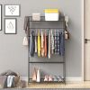 Versatile Freestanding Clothes Rack with Shelves - Organize Your Space with Style!