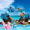 2PCS Beach Towel Clips, Jumbo Size Towel Clips for Chairs Cruise Patio and Pool Accessories