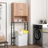 Household The Bathroom Storage Cabinet with Adjustable Shelf