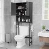 Household The Bathroom Storage Cabinet with Adjustable Shelf