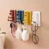 Self-Adhesive Hook Creative Wall Mounted Hook Towel Clothes Hanger Bathroom Hook Bag Key Holder Space Saving Hook