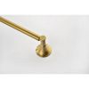 6 Piece Brass Bathroom Towel Rack Set Wall Mount