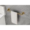 6 Piece Brass Bathroom Towel Rack Set Wall Mount