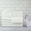 Basic Solid 18-Piece Bath Towel Set Collection