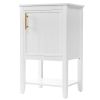 20" Bathroom Vanity with Sink, Bathroom Cabinet with Soft Closing Door, Storage Rack and Open Shelf