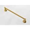 6 Piece Brass Bathroom Towel Rack Set Wall Mount