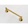 6 Piece Brass Bathroom Towel Rack Set Wall Mount