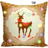 Christmas Glow LED Light Pillow Case Lantern Christmas Pillow Creative Printed Pillow Home Decor