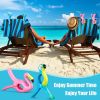 2PCS Beach Towel Clips, Jumbo Size Towel Clips for Chairs Cruise Patio and Pool Accessories